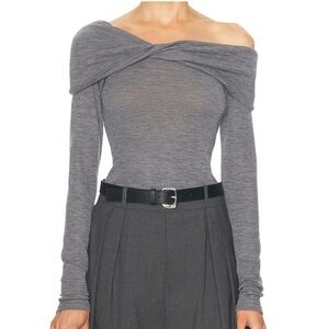 Róhe Bodycon Off Shoulder Long Sleeve Top Size 38‎